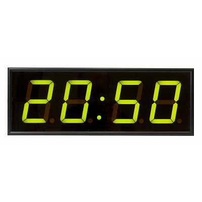 Часы настенные Импульс Электронное табло 410-EURO-G-ETN-NTP (44×16×6 см)
