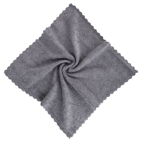 Салфетки из МИКРОФИБРЫ 30×30 см, GRAY & BLACK, big pack, КОМПЛЕКТ 10 штук, 180 г/м2, LAIMA HOME