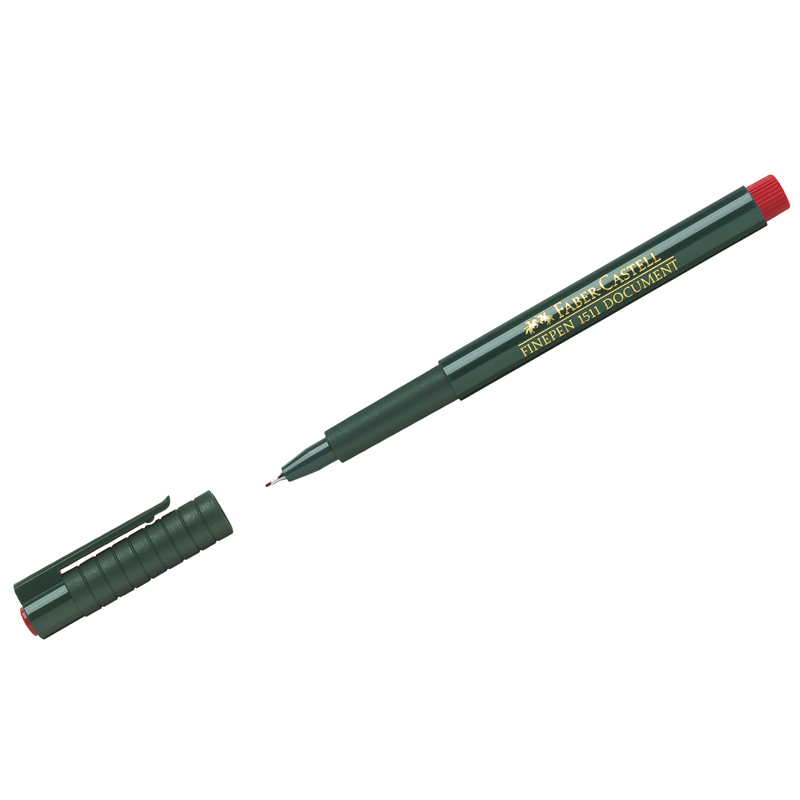 превью Ручка капиллярная Faber-Castell «Finepen 1511» красная, 0.4мм