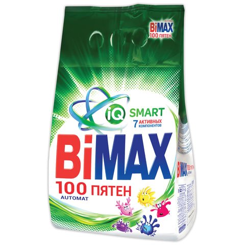 Стиральный порошок-автомат BIMAX, 6 кг, «100 пятен»