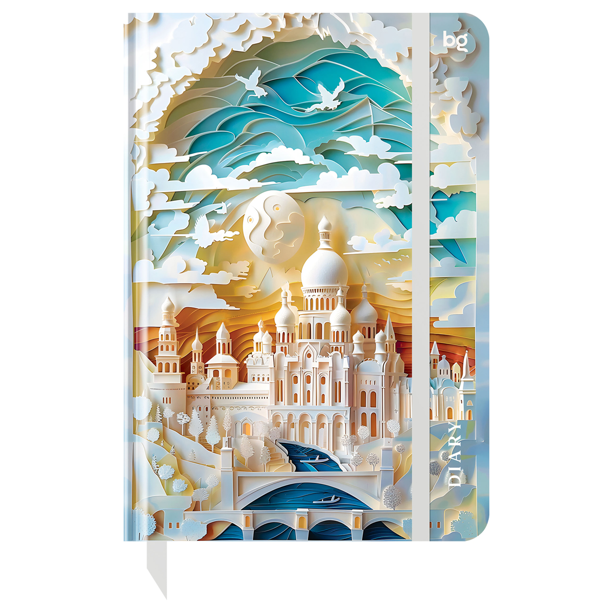 превью Ежедневник недатированный А5, 136л., 7БЦ BG «Paper Art. Istanbul», матовая ламинация, выборочный лак