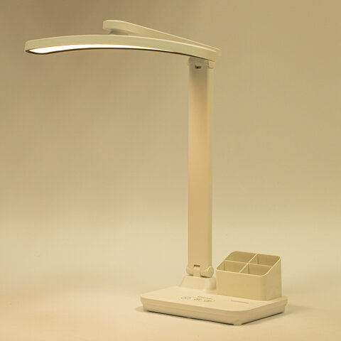 Настольная лампа / светильник беспроводная SONNEN PT-401, органайзер, USB, LED, 5 Вт, 3 режима