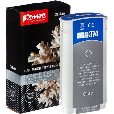 Картридж струйный Комус 72 C9374A сер. для DgnJ T610/770/1100/1120