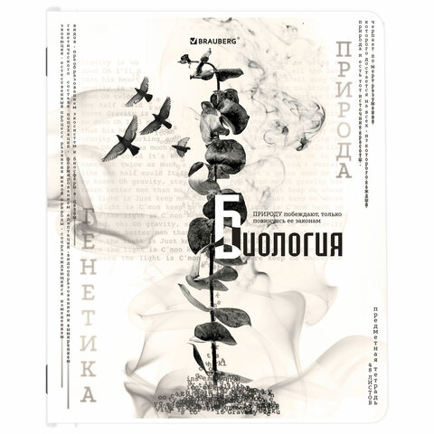 Тетради предметные, КОМПЛЕКТ 12 ПРЕДМЕТОВ, 48 л., матовая ламинация, BRAUBERG, «BLACK&WHITE»