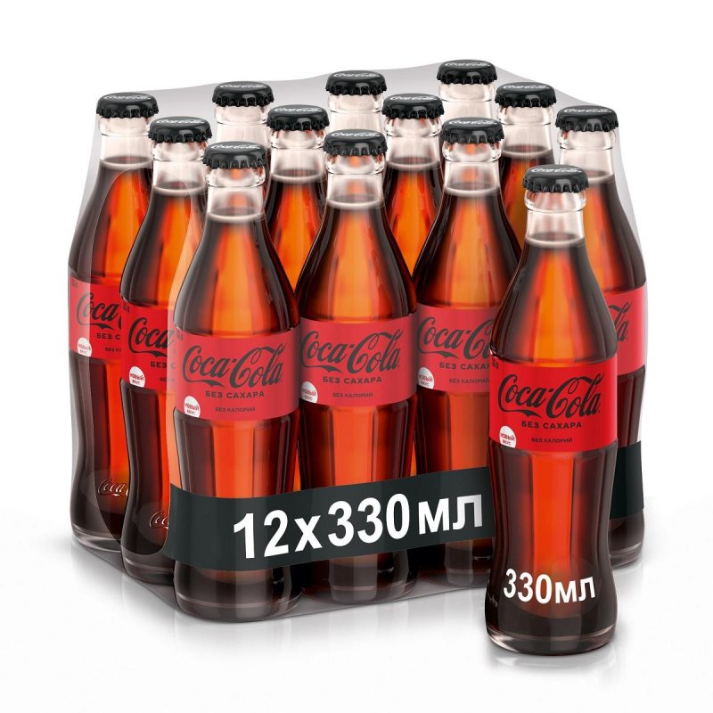 Напиток Coca-Cola Zero газированный 0.33 л