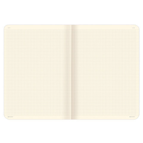 Тетрадь 60 л. в клетку обложка гладкий кожзам, сшивка, А4 (210×297мм), ТЕМНО-СИНИЙ, BRAUBERG VIVA