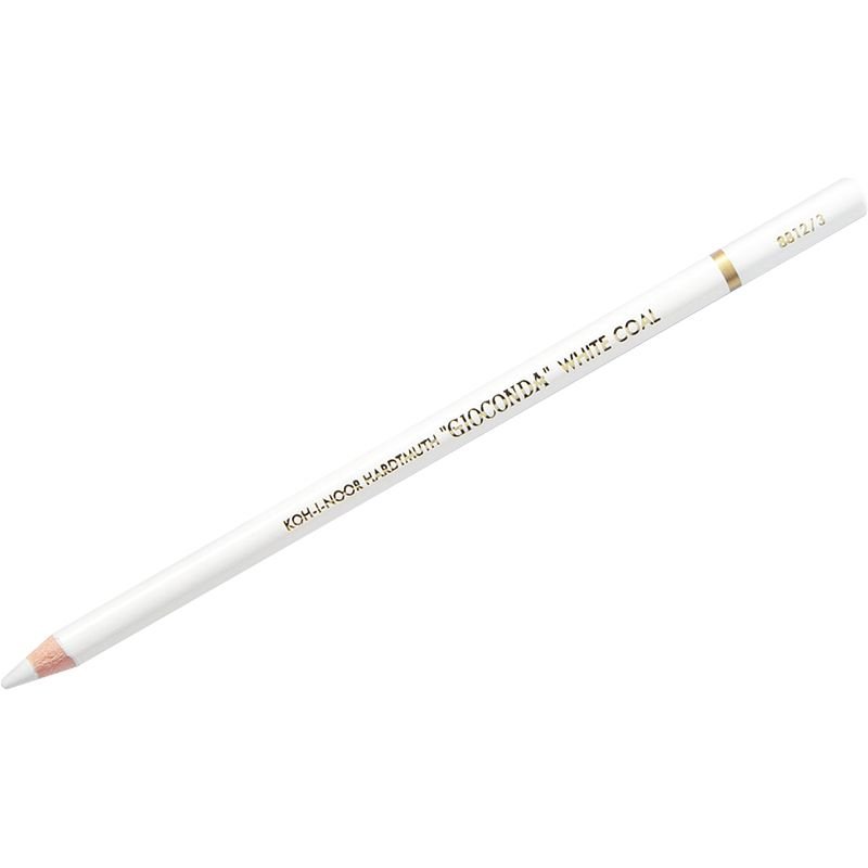 превью Угольный карандаш Koh-I-Noor «Gioconda Extra 8812» HB, белый, заточен. 