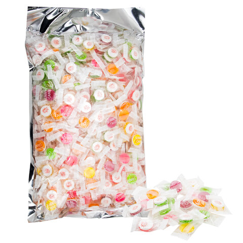 Карамель леденцовая SUNNY CANDYмикс вкусов с аскорбинкойв индивидуальной упаковке1000 г