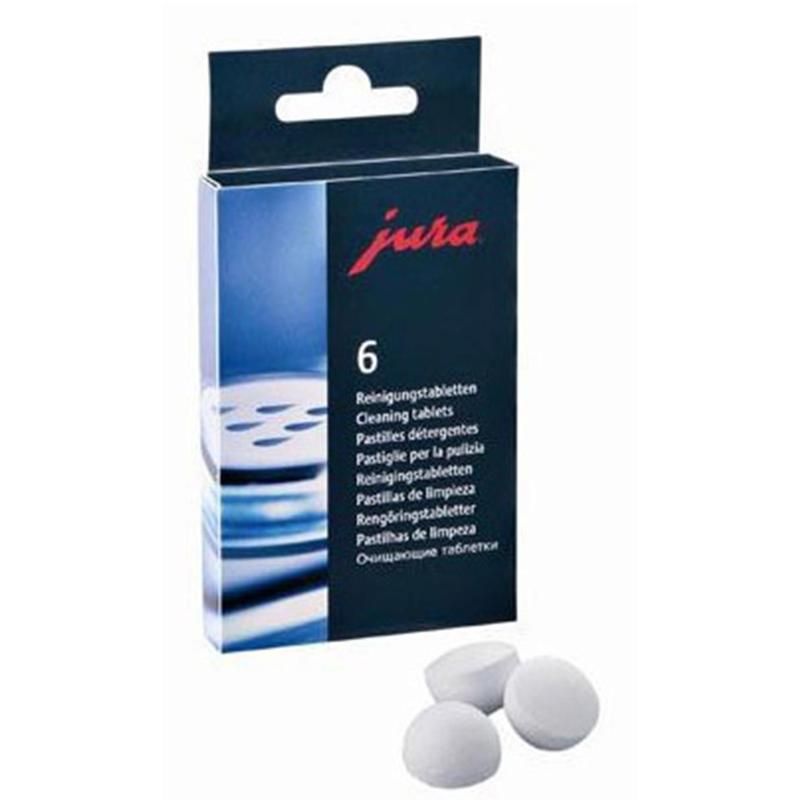 превью Таблетки Jura для 2-фазовой очистки кофемашины (6 штук в упаковке)