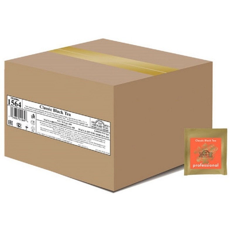 Чай AHMAD «Classic Black Tea» Professional, черный, 300 пакетиков с ярлычками по 2 г