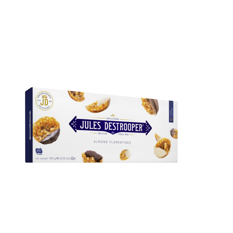 превью Печенье сдобное Jules Destrooper Almond Florentines 100 г