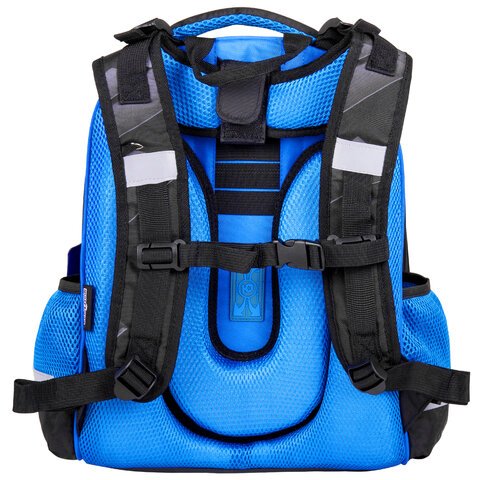 Ранец ЮНЛАНДИЯ EXTRA, с дополнительным объемом, «Soccer ball», 38×29х18 см
