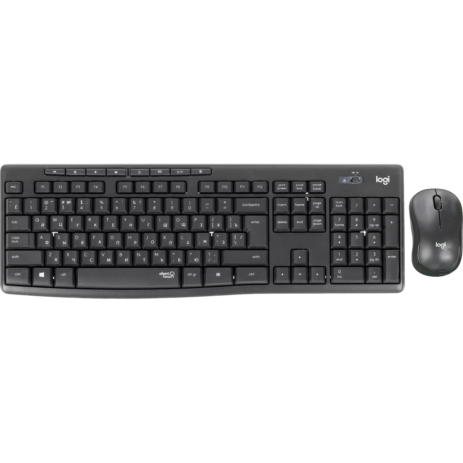 превью Комплект беспроводной клавиатура и мышь Logitech MK295 (920-009807)