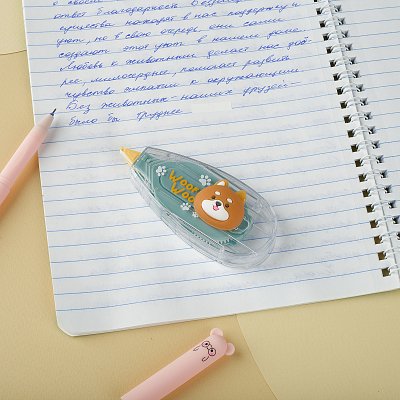Корректирующая лента MESHU «Woof-Woof», 5мм*5м, блистер, европодвес
