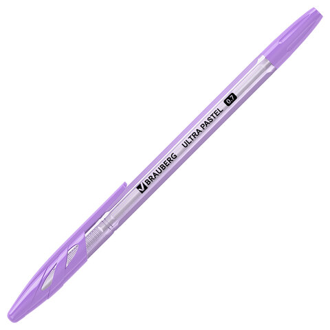 Ручка шариковая BRAUBERG «ULTRA PASTEL», СИНЯЯ, узел 0.7 мм, чернила ГЕРМАНИЯ, наконечник ШВЕЙЦАРИЯ