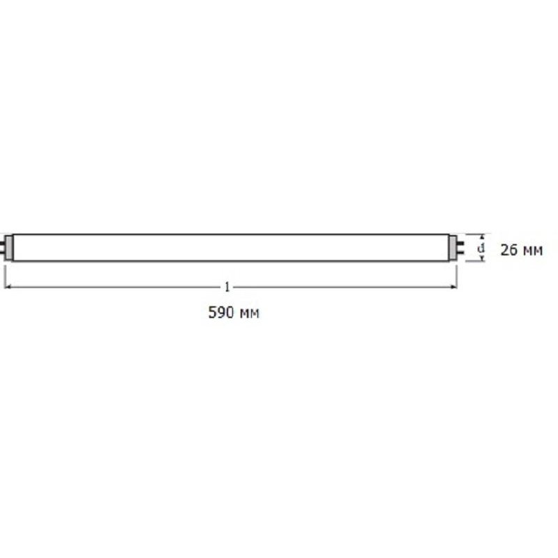 Электрич.лампа Osram люминесц. L 18W/640 G13 4000К хол.бел. 25шт/уп.