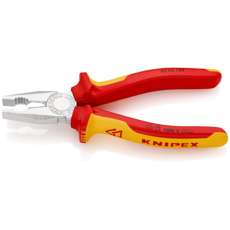 превью Плоскогубцы комбинированные VDE L-180 мм KNIPEX KN-0306180