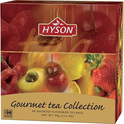 Чай HYSON черн. Gurmet Tea Collection 60 пак x 1.5гр/уп