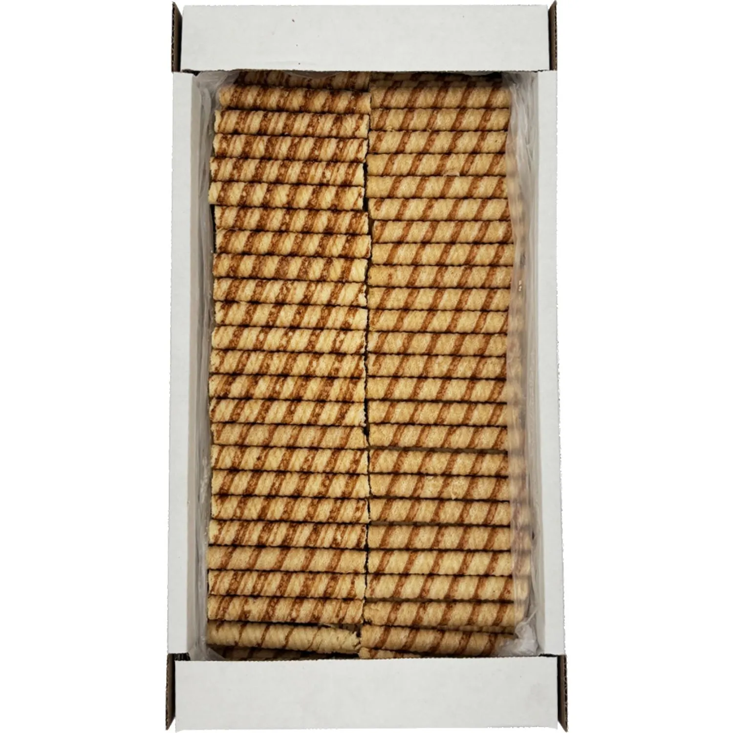 Вафельные трубочки Семейка ОЗБИ со вкусом вареного сгущ молока, 2кг/уп