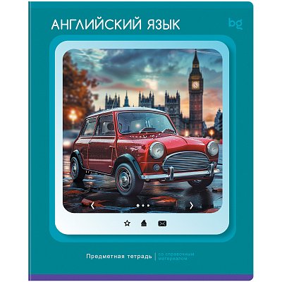 Тетрадь предметная 48л. BG «Научная лента» - Английский язык