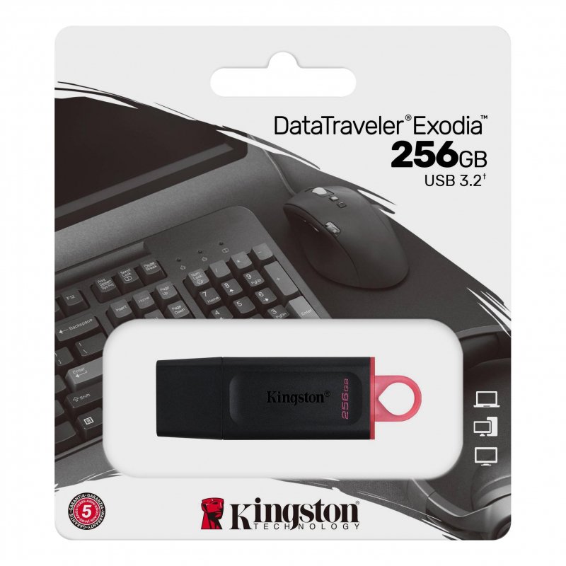 Флеш-память USB 3.2 256 ГБ Kingston DataTraveler Exodia (DTX/256GB)