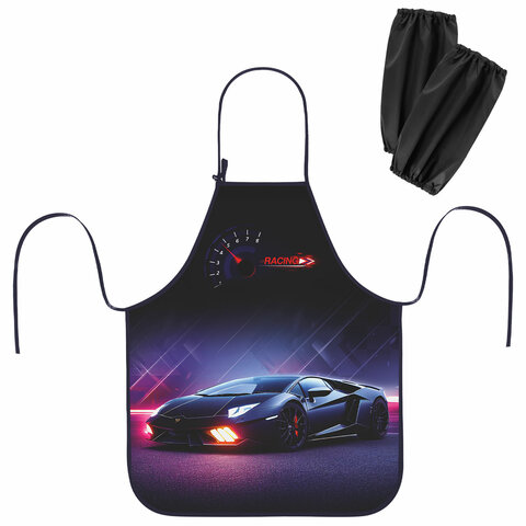 превью Накидка фартук с нарукавниками для труда ЮНЛАНДИЯ, 46×54 см, «Street power»