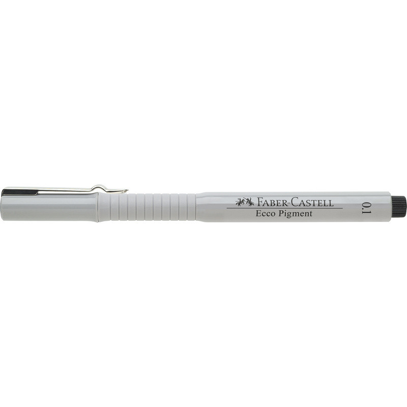 Линер Faber-Castell Ecco Pigment черный (толщина линии 0.1 мм)