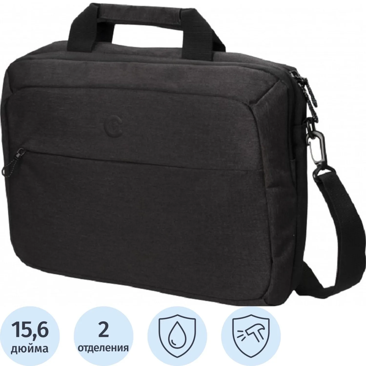 превью Сумка для ноутбука 15.6" Continent CC-216 чёрная