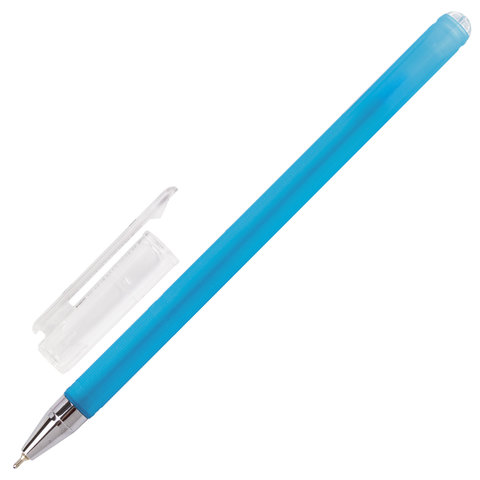 Ручка шариковая масляная BRAUBERG «FRUITY ST», СИНЯЯ, корпус soft touch, узел 0.7 мм, линия письма 0.35 мм