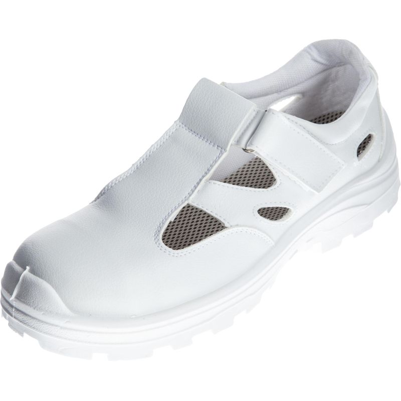 Полуботинки (сандалии) АЛМИ(арт. 80302-011600) с МП, белые, р.35