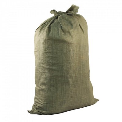 Мешки полипропиленовые до 50 кг, комплект 100 шт., 95×55 см, вес 47 г, для строительного/бытового мусора, зеленые