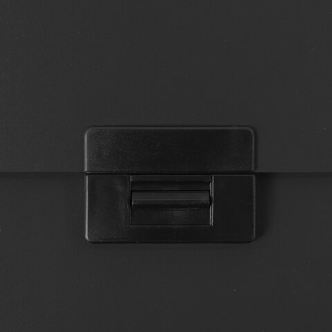 Портфель пластиковый STAFF А4 (330×235×36 мм), 13 отделений, индексные ярлыки, черный, 229245