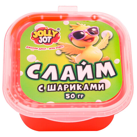 Слайм, НАБОР 8 видов, 50 г, JOLLY JOT (ДЖОЛЛИ ДЖОТ)