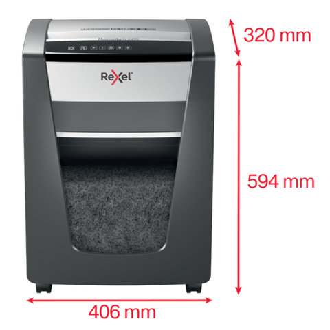 Уничтожитель документов Rexel Momentum X420 4-й уровень секретности объем корзины 30 л