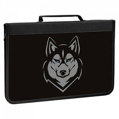 Папка для труда на молнии BRAUBERG А4 с ручкой, 1 отделение, органайзер, «Husky»