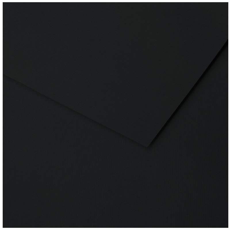 Бумага для пастели 25л. 500×650мм Clairefontaine «Ingres», 130г/м2, верже, хлопок, черный