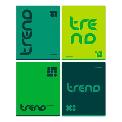 Тетрадь 48л., А5, клетка BG «Monocolor. Green trend»