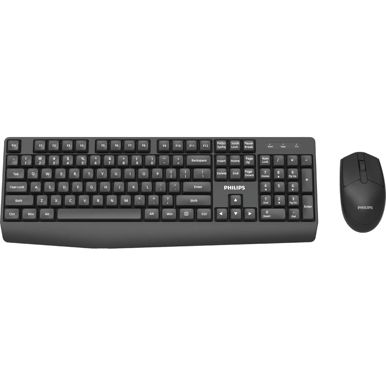 превью Комплект беспроводной клавиатура и мышь Philips SPT6337B/60