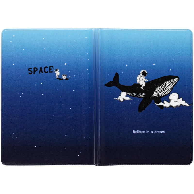 Обложка для паспорта MESHU «Space», ПВХ, 2 кармана