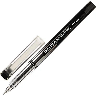 Ручка гелевая неавтомат. MY-KING GEL PEN METAL CLIP 0.5мм, черный