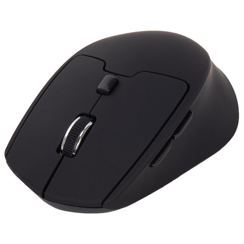 Мышь беспроводная SONNEN V33, USB, 800/1200/1600 dpi, 6 кнопок, оптическая, черная, SOFT TOUCH