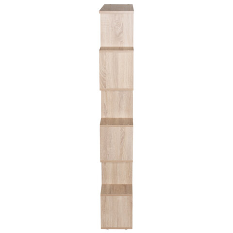 Стеллаж BRABIX «Scandi SH-008», 730×250х1760 мм, 6 секций, ЛДСП, дуб сонома, 641898