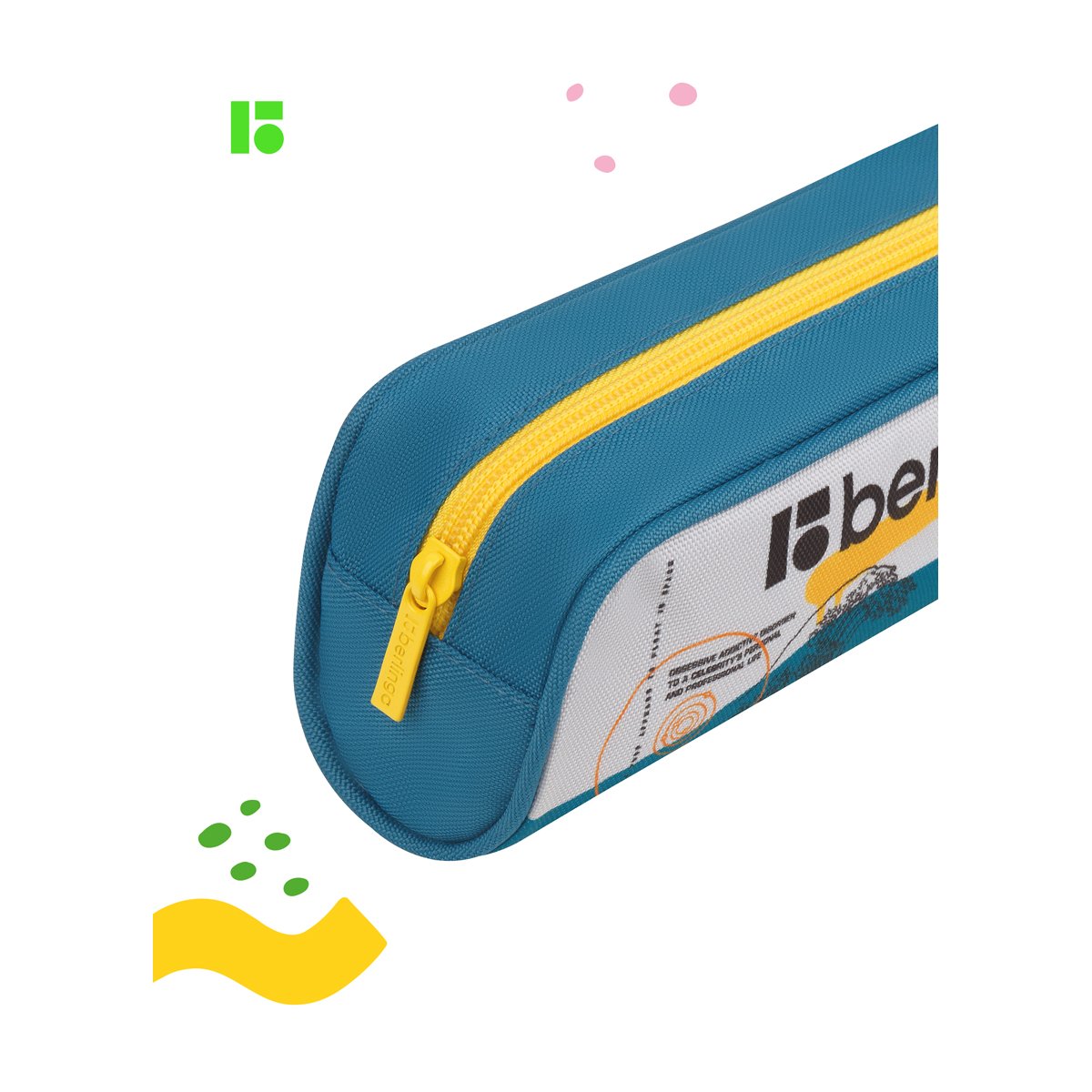 Пенал 1 отделение, 220×75×55 Berlingo «Glyph», полиэстер