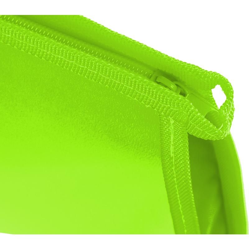 Папка-портфель пластиковая Attache Neon А4+ салатовая (340×40×245 мм, 1 отделение)
