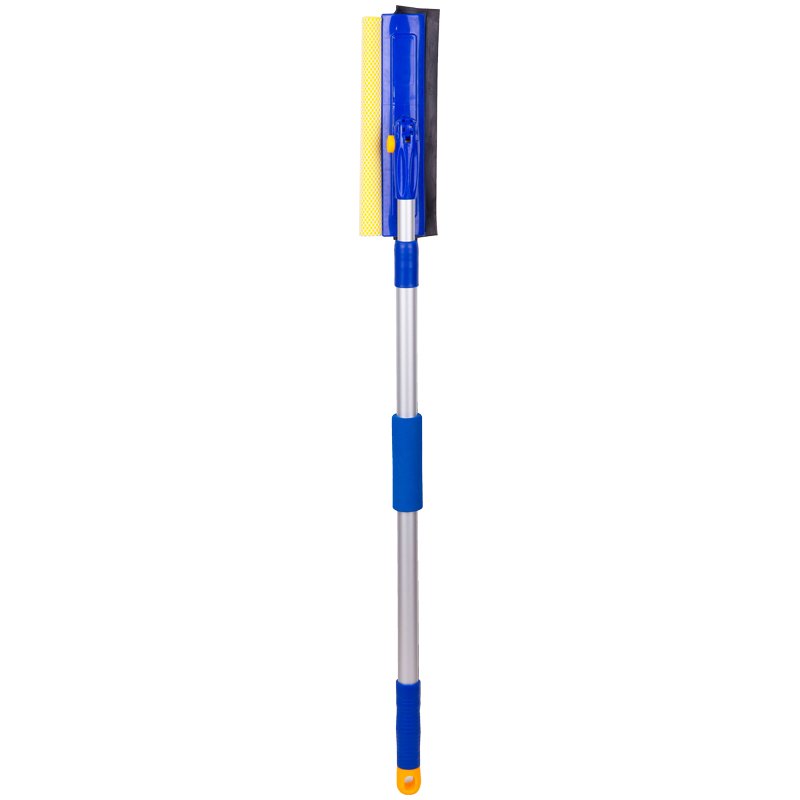 Стекломойка OfficeClean Professional, вращающ., телеск. ручка, раб. часть 25см(стяжка, губка, ручка)