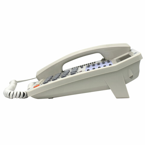 Телефон RITMIX RT-495 white, АОН, спикерфон, память 60 ном., тональный/импульсный режим, белый