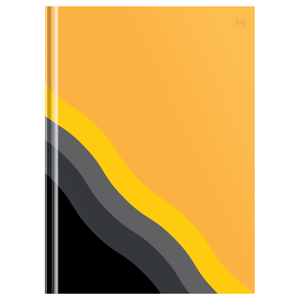 превью Бизнес-блокнот А4, 120л., BG «Bright wave», глянцевая ламинация