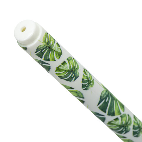 Ручка шариковая BRAUBERG SOFT TOUCH GRIP «TROPIC», СИНЯЯ, мягкое покрытие, узел 0.7 мм