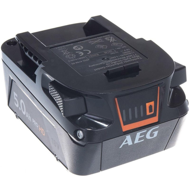 Аккумулятор AEG L1850SHD (18 В, 5 Ач, Li-ion, 4935478860)