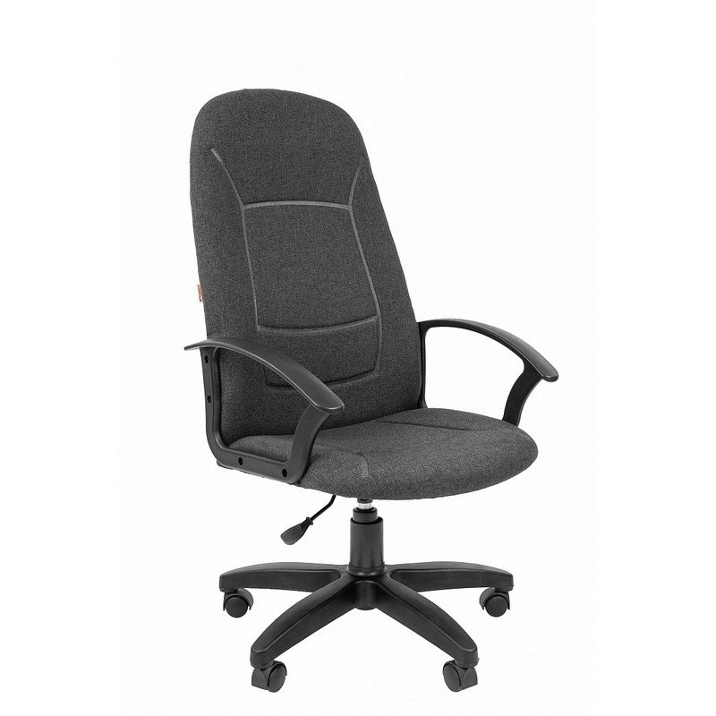 превью Кресло для руководителя Easy Chair 671 TC серое (ткань/пластик)
